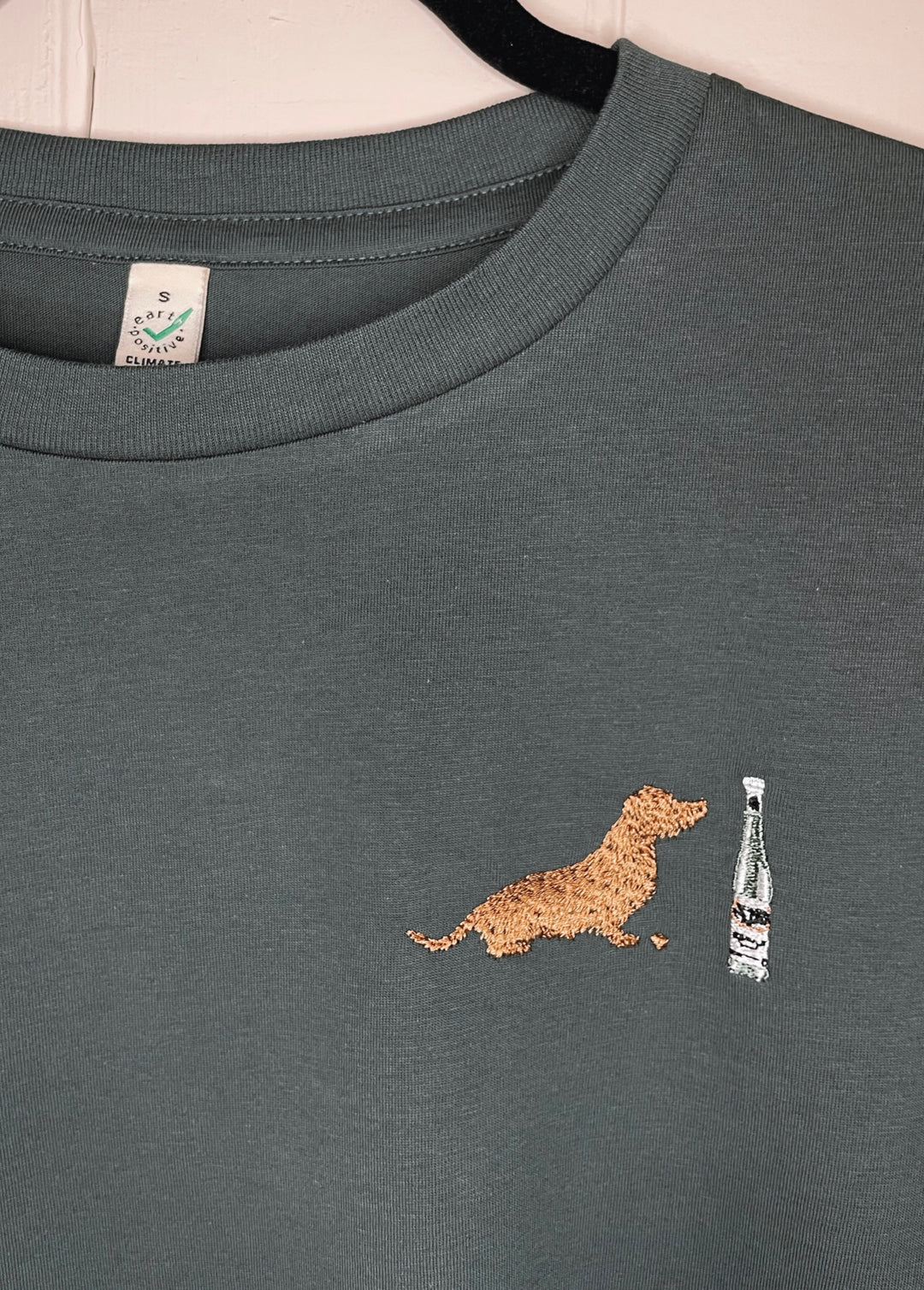 Embroidered Dachshund T-Shirt